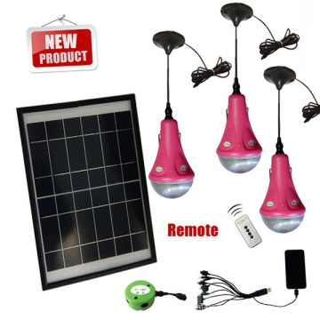 Mini-solar-Beleuchtung System 3/6/9/12/15W solar Licht-Kits für zu Hause für Afrika